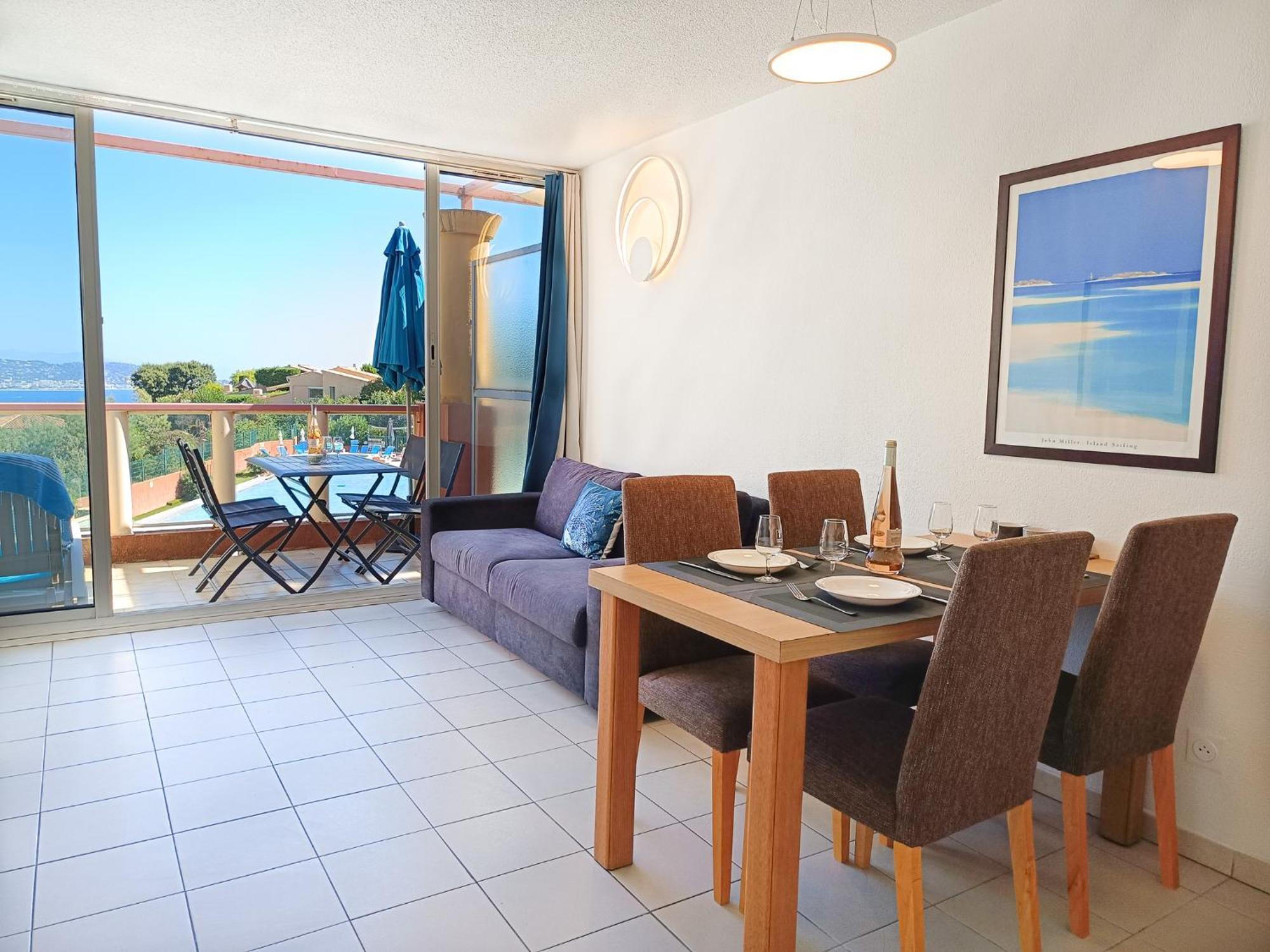 Magnifique Vue Mer Et Piscine - Les Cles De L Esterel Théoule-sur-Mer Exterior photo